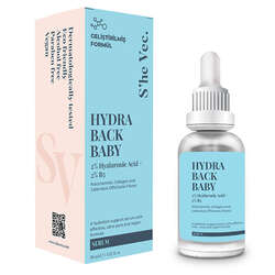 She Vec Hydra Back Baby Hyaluronic Acid B5 Vitamin 30 ml