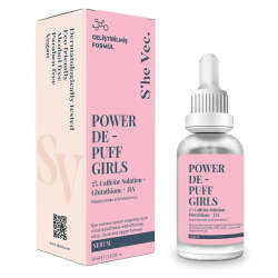 She Vec Power De Puff Girls Caffeine + Glutathione + HA 30 ml - 2