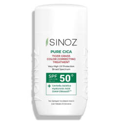 Sinoz Pure Cica SPF50+ Ton Eşitleyici Sıvı Yüz Güneş Kremi 50 ml - 1