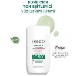 Sinoz Pure Cica SPF50+ Ton Eşitleyici Sıvı Yüz Güneş Kremi 50 ml - 4