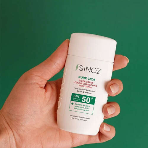 Sinoz Pure Cica SPF50+ Ton Eşitleyici Sıvı Yüz Güneş Kremi 50 ml - 5