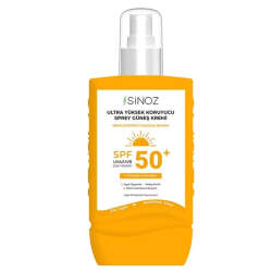 Sinoz Ultra Yüksek Koruyucu & Nemlendirici Sprey Güneş Kremi 50+SPF 200 ml - 1