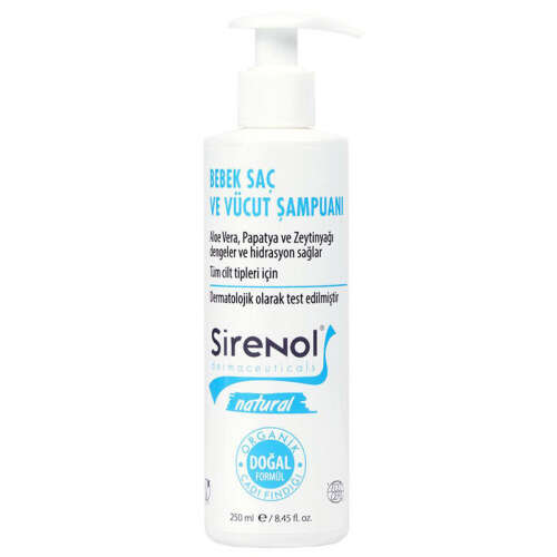 Sirenol Bebek Saç ve Vücut Şampuanı 250 ml - 1