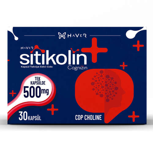 Sitikolin Cognizin 500 mg 30 Kapsül - 1