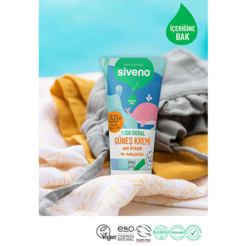 Siveno Bebekler için Doğal Güneş Kremi Spf50+ 50 ml - 6