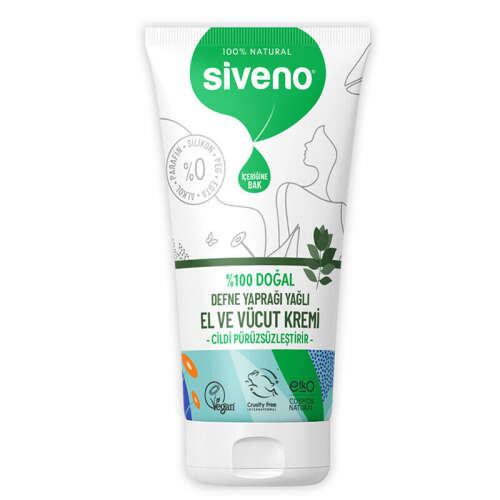 Siveno Defne Yaprağı Yağlı El ve Vücut Kremi 50 ml - 1