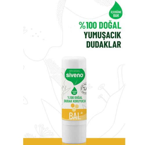 Siveno Doğal Dudak Koruyucu Bal 6 gr - 4