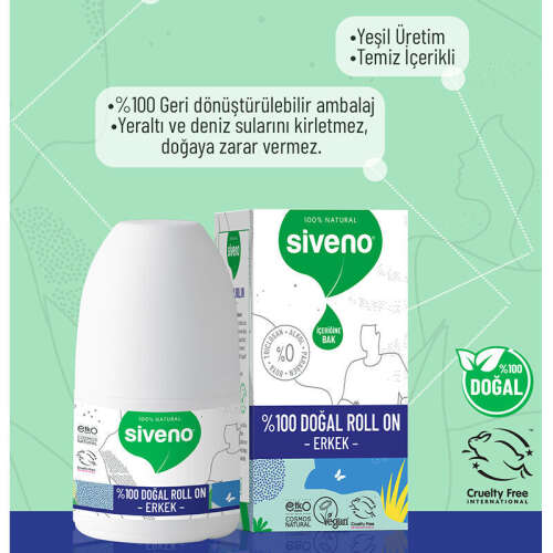 Siveno Doğal Erkekler için Roll-On 50 ml - 5