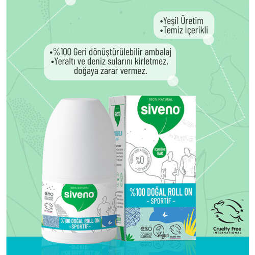 Siveno Doğal Sportive Roll-On 50 ml - 6