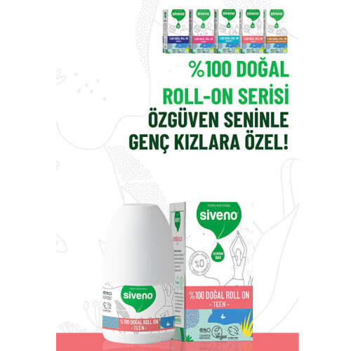 Siveno Doğal Teen Pink Roll-On 50 ml - 3