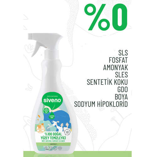 Siveno Doğal Yüzey Temizleyici 500 ml - 5