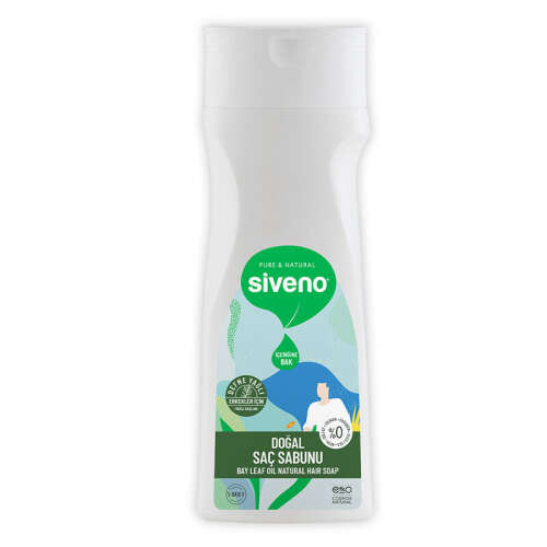 Siveno Erkekler İçin Defne Yağlı Doğal Saç Sabunu 300 ml - 1