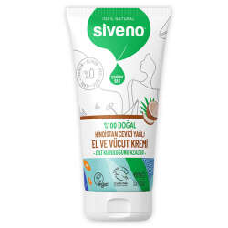 Siveno Hindistan Cevizi Yağlı El ve Vücut Kremi 50 ml - 1