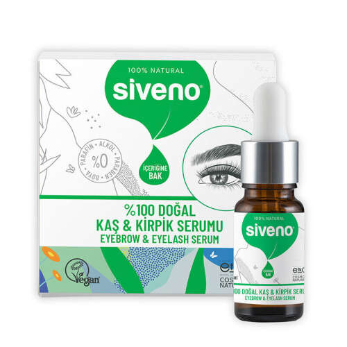 Siveno Kaş ve Kirpik Güçlendirici Doğal Serum 10 ml - 1