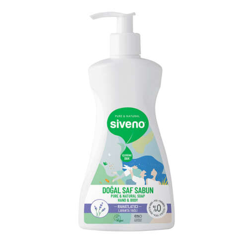 Siveno Lavanta Yağlı Doğal Sıvı Sabun 300 ml - 1