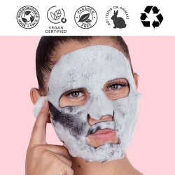 Skin Republic Bubble Purifying + Charcoal Face Mask Sheet 25 ml - 3