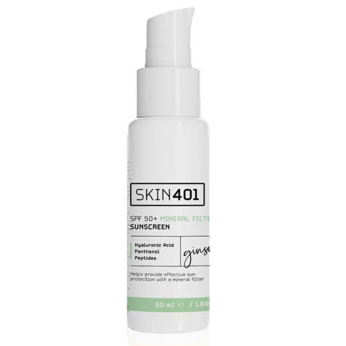 Skin401 Spf 50 Mineral Filtre Güneş Kremi 50 ml - 1