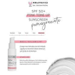 Skin401 Spf 50 Pink Tone Up Pembe Ton Eşitleyici Güneş Kremi 50 ml - 2