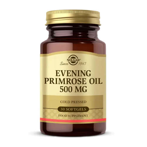 Solgar Evening Primrose Oil 500 mg 30 Yumuşak Jelatin Kapsül - 1