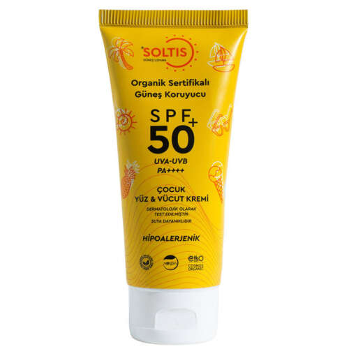 Soltis %100 Mineral Çocuk Güneş Kremi SPF50 100 ml - 1