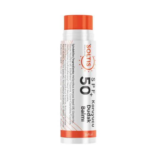 Soltis Yoğun Nemlendirici ve Dolgunlaştırıcı Dudak Balmı SPF50+ 5 ml - Şeftali - 1