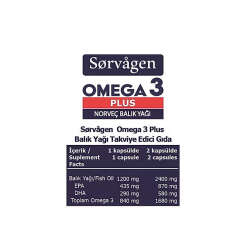 Sorvagen Omega 3 Plus Norveç Balık Yağı 60 Kapsül - 2