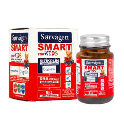 Sorvagen Smart Kids Sitikolin DHA Takviye Edİci Gıda 0,5 ml x 60 Adet - 1