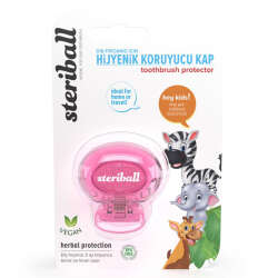 Steriball Hijyenik Diş Fırçası Koruma Kabı - Zebra - 1