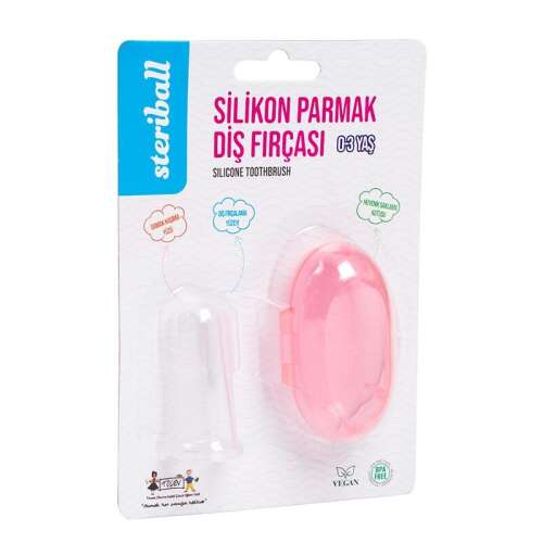 Steriball Hijyenik Silikon Parmak Fırça - 1