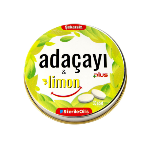 Sterile Oils Adaçayı ve Limon Şekersiz Pastil 30 Adet - 1