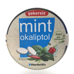 Sterile Oils Mint Okaliptus Şekersiz Pastil 30 Adet - 1