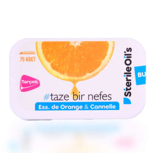 Sterile Oils Portakal ve Tarçın Nefes Tazeleyici 75 Adet - 1