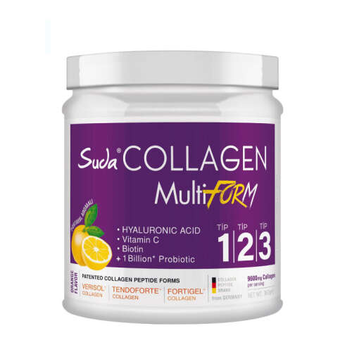 Suda Collagen MultiForm Portakal Aromalı Takviye Edici Gıda 360 g - 1