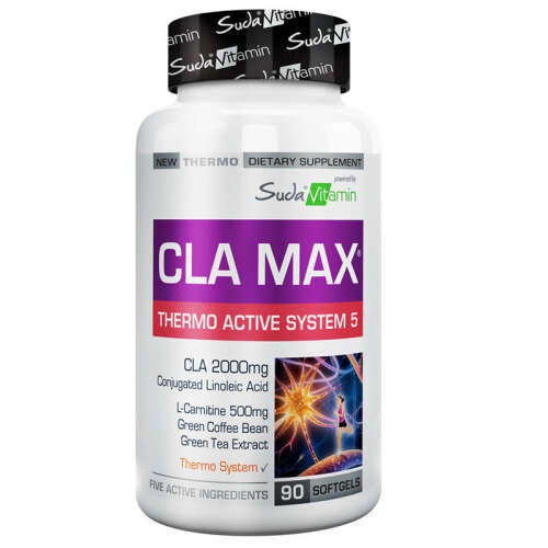 Suda Vitamin CLA Max Thermo Active System 5 90 Yumuşak Jel Kapsül - 1