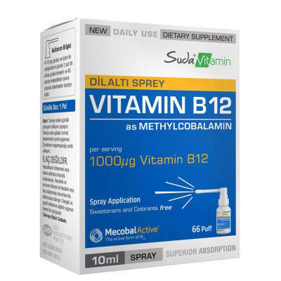 Suda Vitamin Vitamin B12 Sprey 10 ml - 1