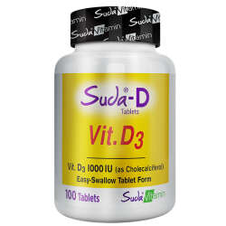 Suda Vitamin Vitamin D3 İçeren Takviye Edici Gıda 100 Tablet - 1