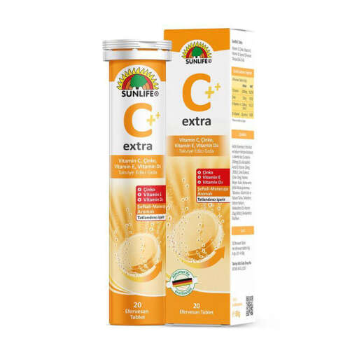 Sunlife Extra C Vitamin C 20 Efervesan Tablet - 1