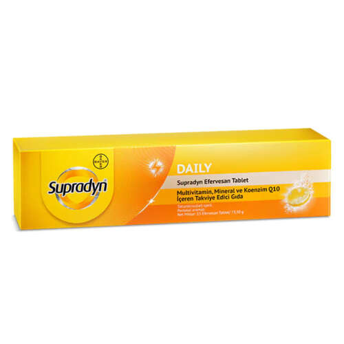 Supradyn Efervesan Portakal Aromalı 15 Tablet - 1