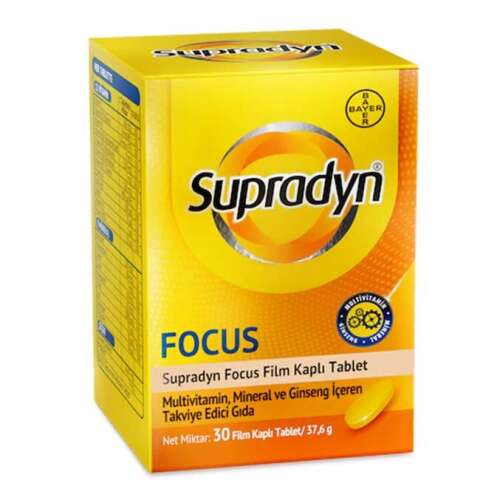 Supradyn Energy Focus 30 Film Kaplı Tablet - 1