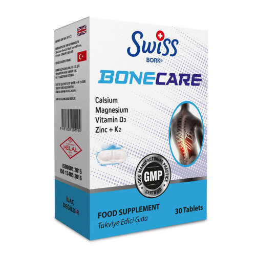 Swiss Bork Bonecare Takviye Edici Gıda 30 Tablet - 1