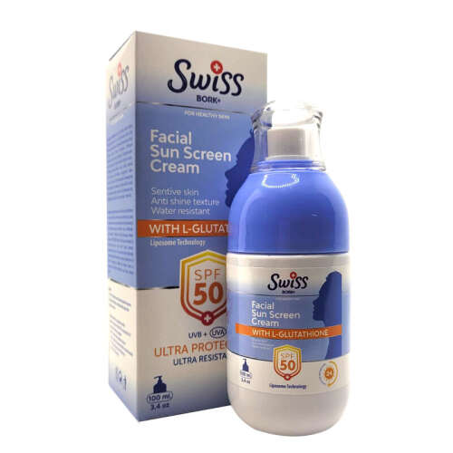 Swiss Bork Leke Karşıtı Spf50+ Yüz Güneş Kremi 100 ml - 1