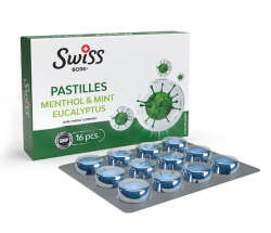 Swiss Bork Mentol - Okaliptus Aromalı Pastil 16 adet - 2