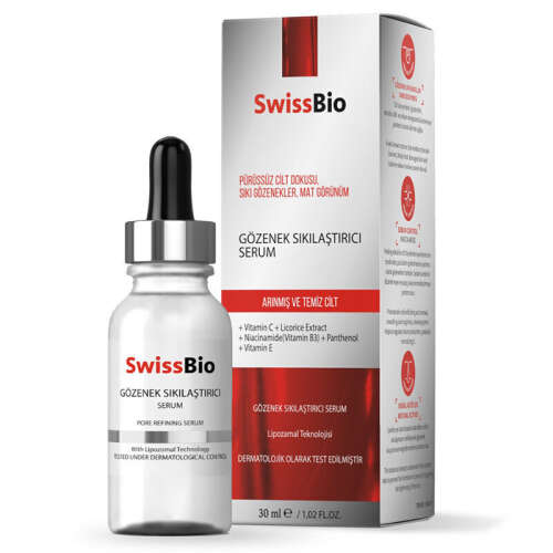 SwissBio Gözenek Sıkılaştırıcı Serum 30 ml - 2