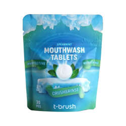 T-Brush Nane Aromalı Ağız Çalkalama Tableti - 30 Tablet - 1