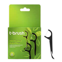 T-Brush Nane Tadı İçerikli Kürdanlı Diş İpi 30 adet - 1