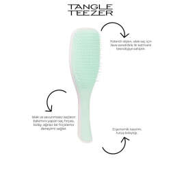 Tangle Teezer The Ultimate Wet Detangler Regular Baby Pink Mint Saç Fırçası - 7