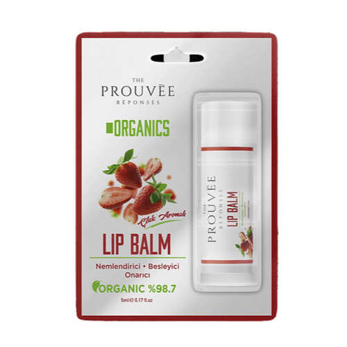 The Prouvee Reponses Organik Dudak Lip Balm - Çilek 5 ml - 1