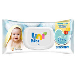 Uni Baby Sensitive Bebek Islak Mendil 24+ Ay 90 Adet - 1