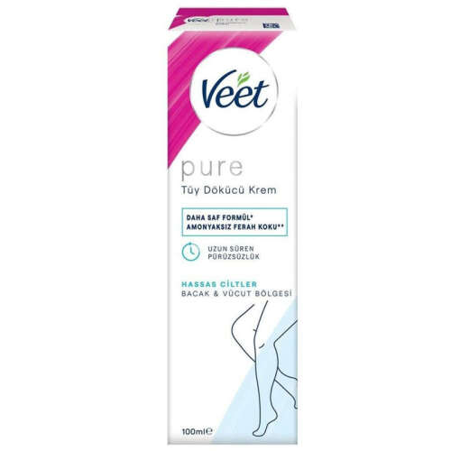 Veet Hassas Ciltler İçin Tüy Giderici Krem 100 ml - 1