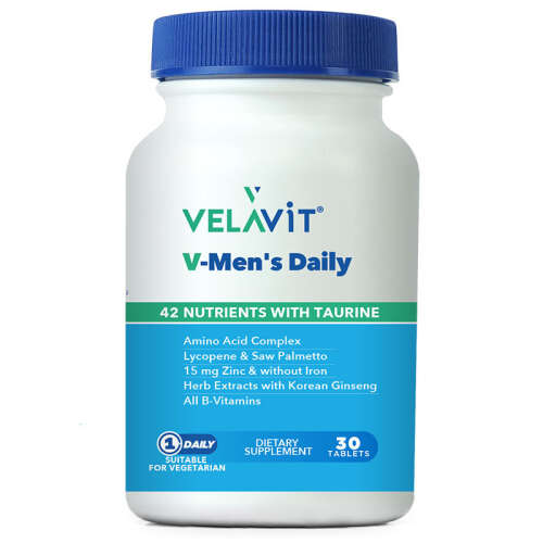 Velavit V-Mens Daily Takviye Edici Gıda 30 Tablet - 1